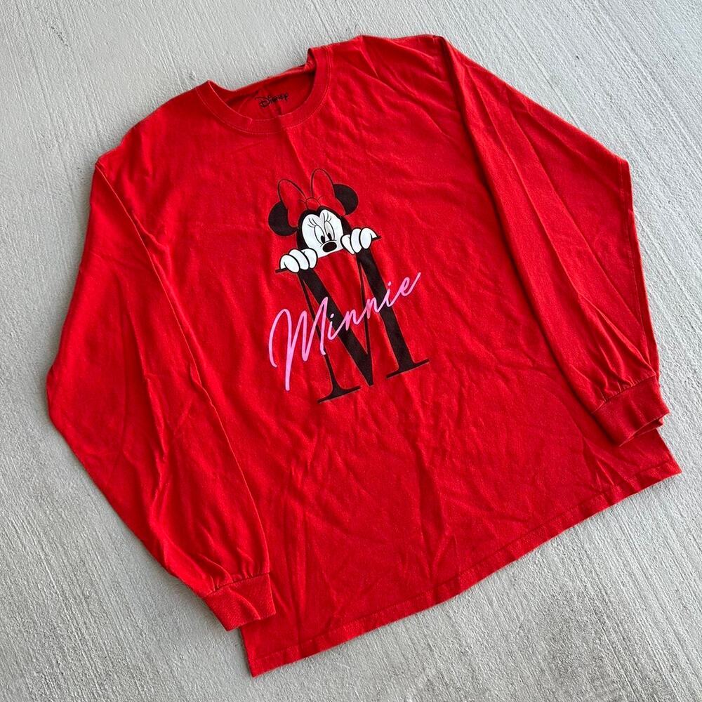 Disney Minnie Mouse Graphic Long Sleeve Shirt